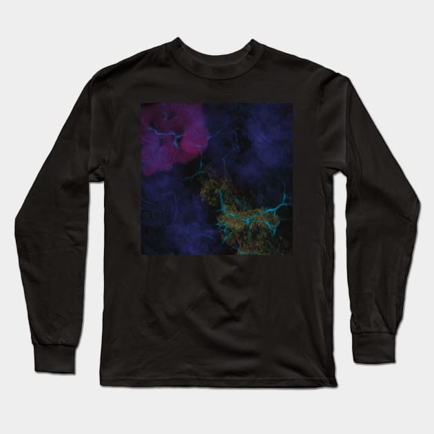 Marble Long Sleeve T-Shirt by Fuineryn